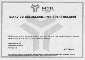 Mesleki yeterlilik belgesi neleri kapsar?